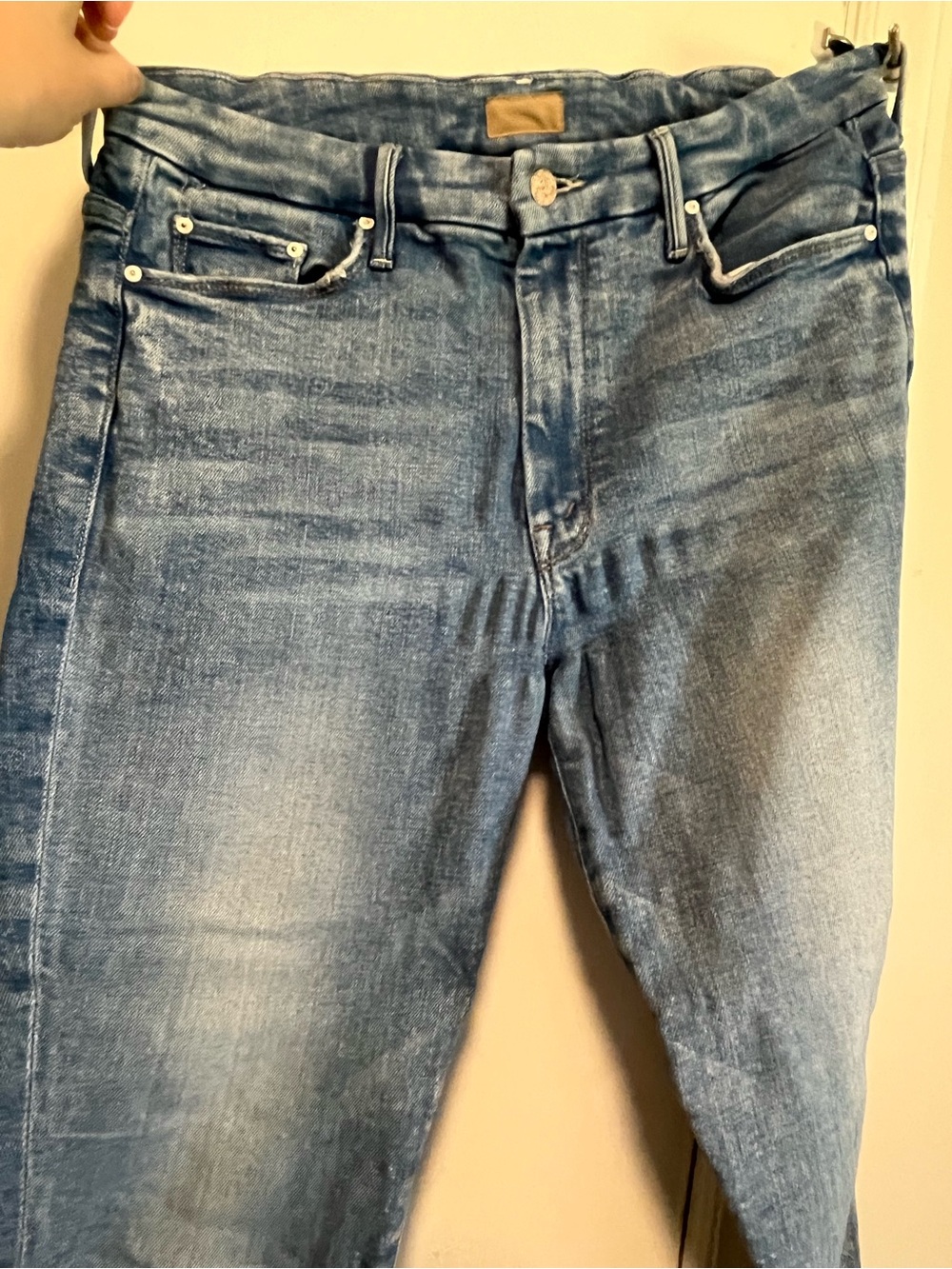 Mother Blue High Waist Denim Jeans